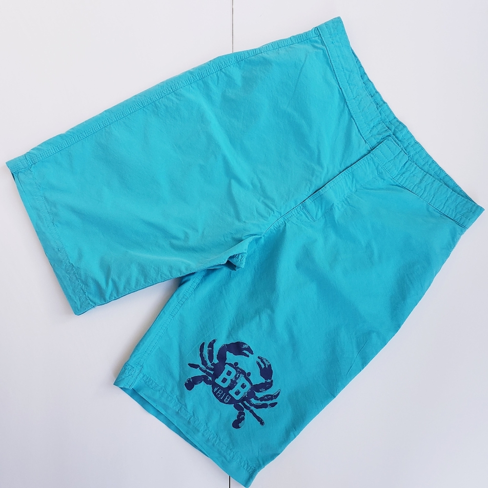 BROOKS BROTHERS NWOT Board Shorts Aqua Blue Size 16
